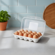 Plastic Egg Container - 15 Eggs